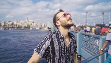 Young-man-spending-time-in-Istanbul